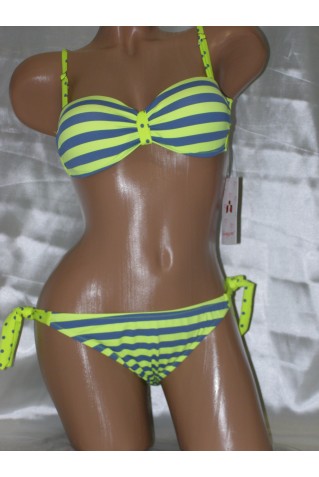 Купальник бандо с эффектом пуш-ап Samegame 14101