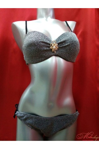 Купальник бандо с люрексом Samegame 8892