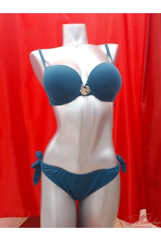 Купальник бандо з декоративною брошкою SIsianna 31811 р.40/L