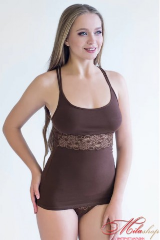 Красива майка з бавовни Marsana 02-030