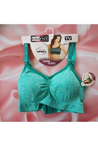 Спортивный топ-бюстгальтер на застёжке Ouno 