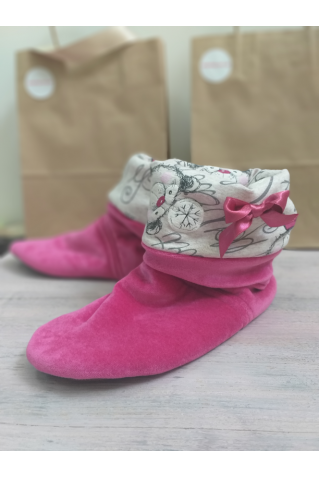 Велюровые тапочки "Роксана" №275