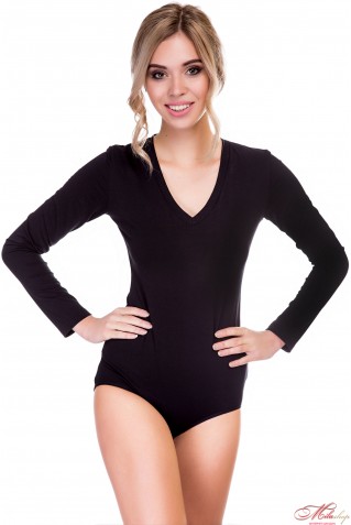 Боди-слип с длинным рукавом