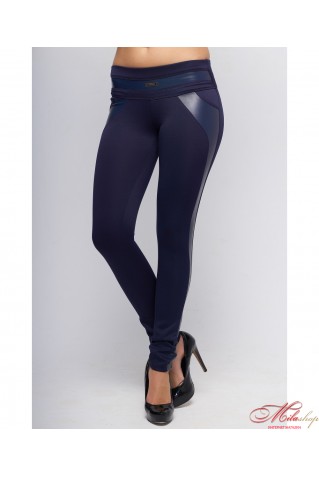 Стильные лосины в синем цвете Fashion 2528