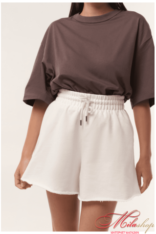 Шорти трапеція з бавовни Nombre Luna LC015sh