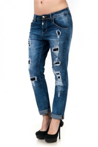 Стильные джинсы бойфренды 2531