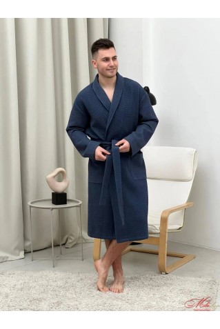 Вафельный мужской халат COSY 920
