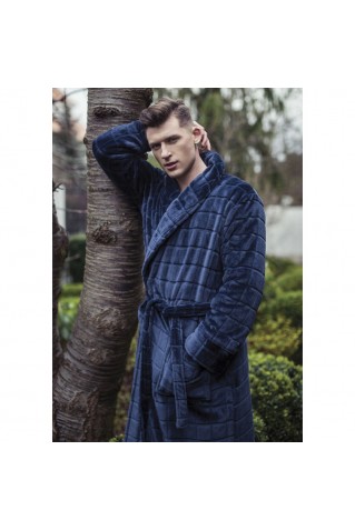 Утепленный мужской халат KEY MGL-240 