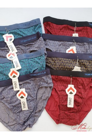 Классические трусы Taso из модала с абстракцией 3589