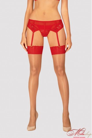 Чулки под пояс Obsessive Ingridia.