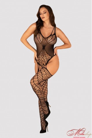 Еротичний бодістокінг із сіточки G325 Obsessive.
